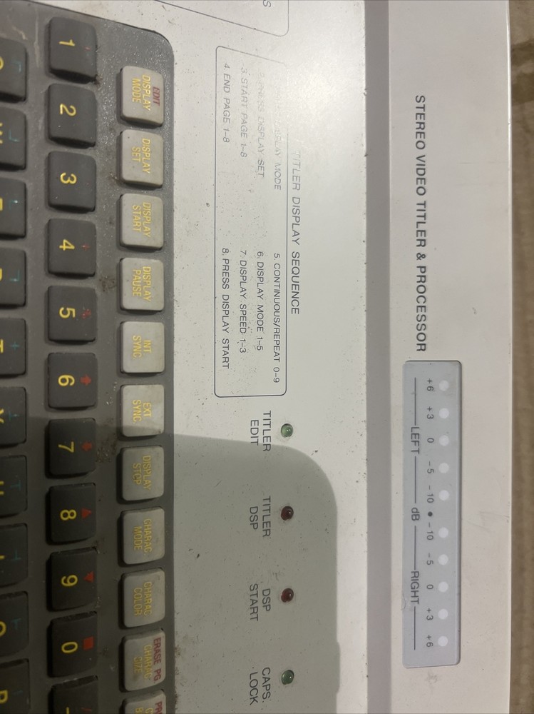 SIMA VIDEO STUDIO VS-500 STEREO VIDEO TILTER & PROCESSOR