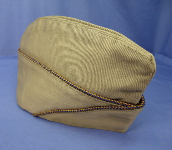 WWII Era US EM Garrison - Overseas Cap / AAF Piped / #12