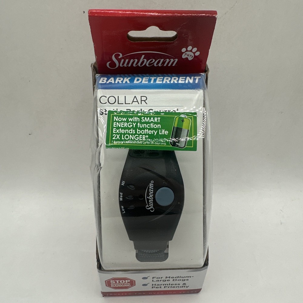 Sunbeam Bark Deterrent Mini Collar Static Bark  Control