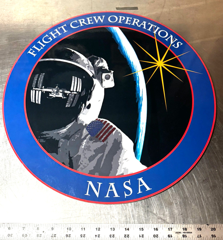 JSC NASA Flight Crew Operations Wall Sign