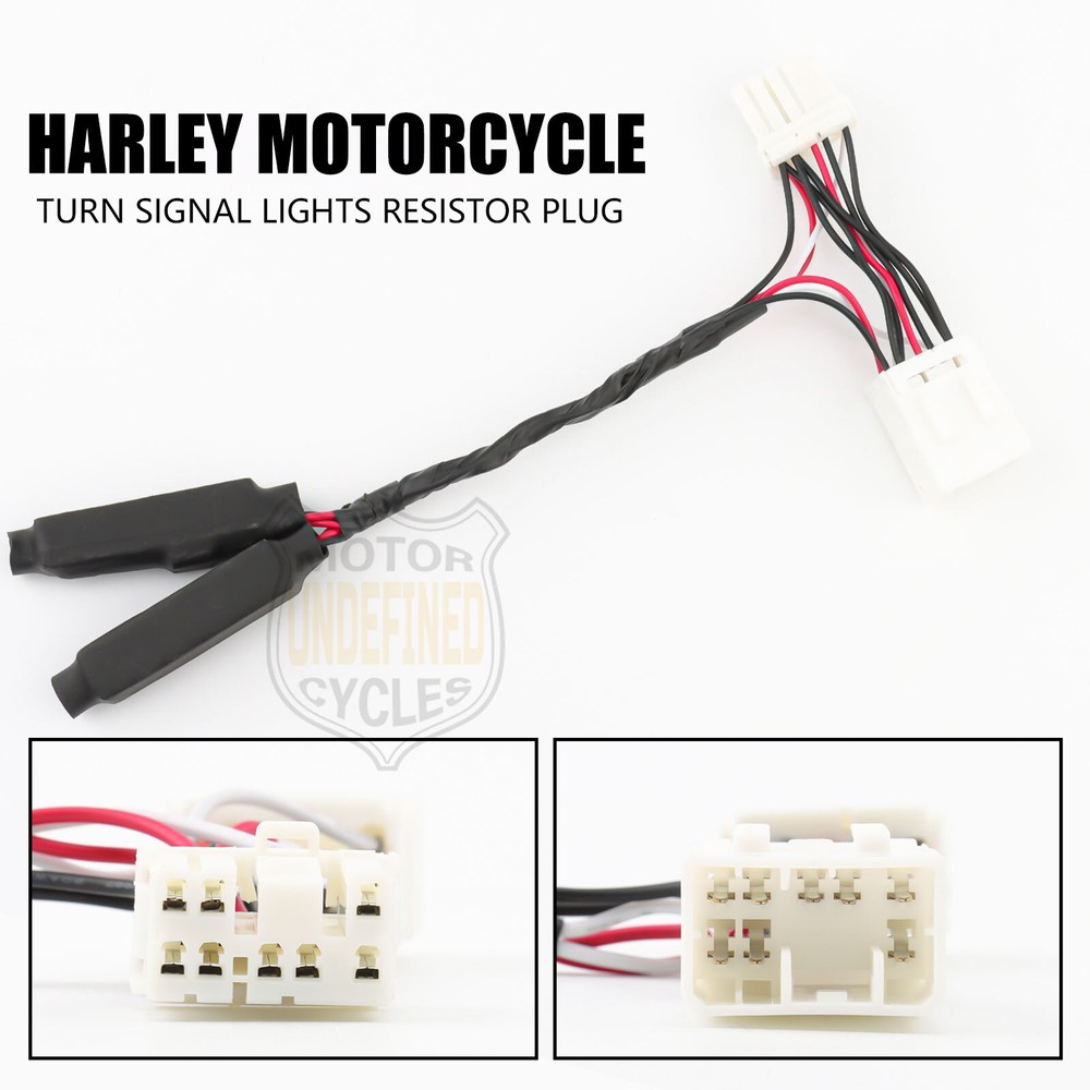 For Harley Equalizer Led Load Blinker Turn Signal Light Resistor Plug In Flasher
