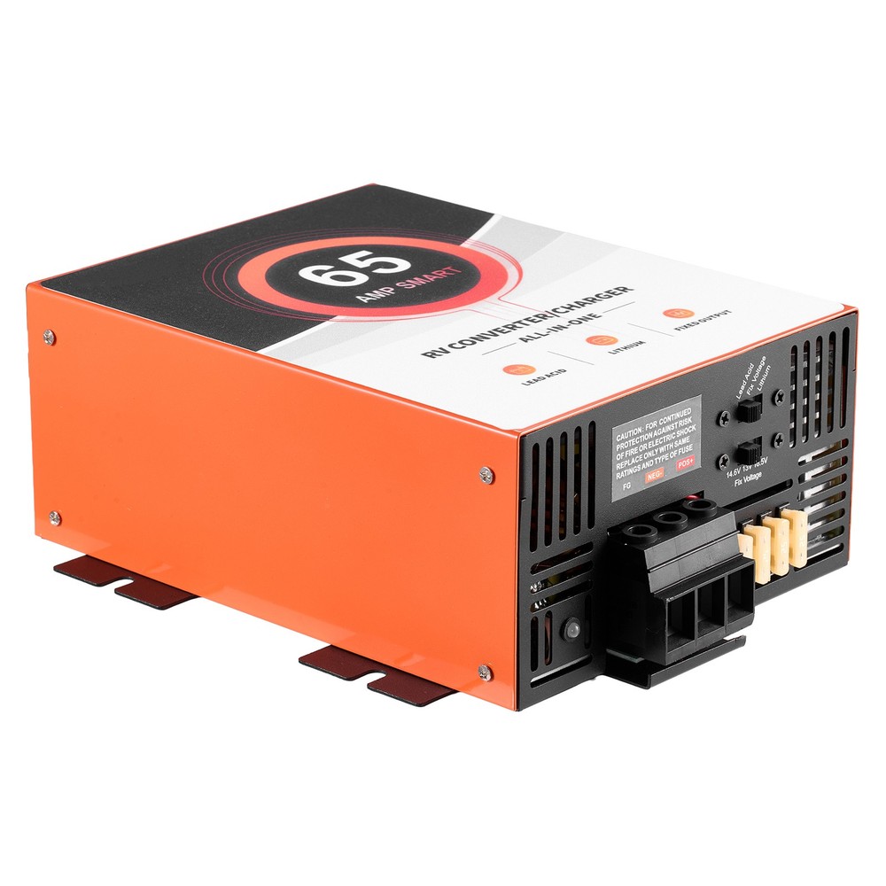 Uimoso 65 Amp RV Power Converter, 110V AC to 12V DC Battery Charger