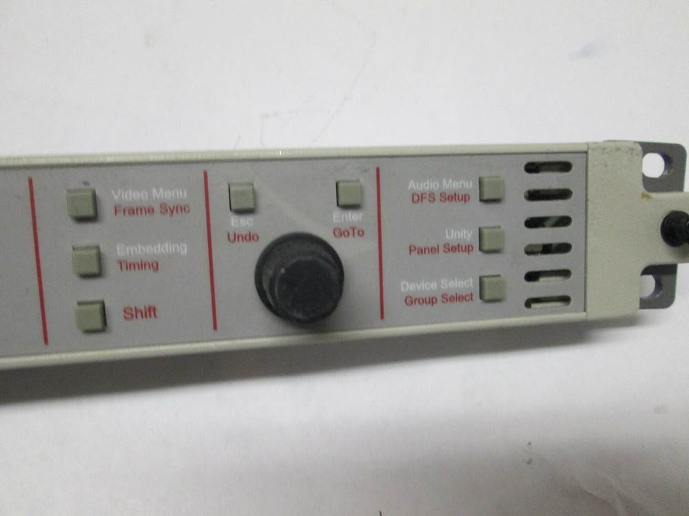Leitch DFS-3005 CONTROL audio controller PANEL for multiformat synchronizer A-V