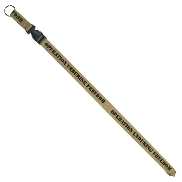 OPERATION ENDURING FREEDOM OPE KHAKI LANYARD
