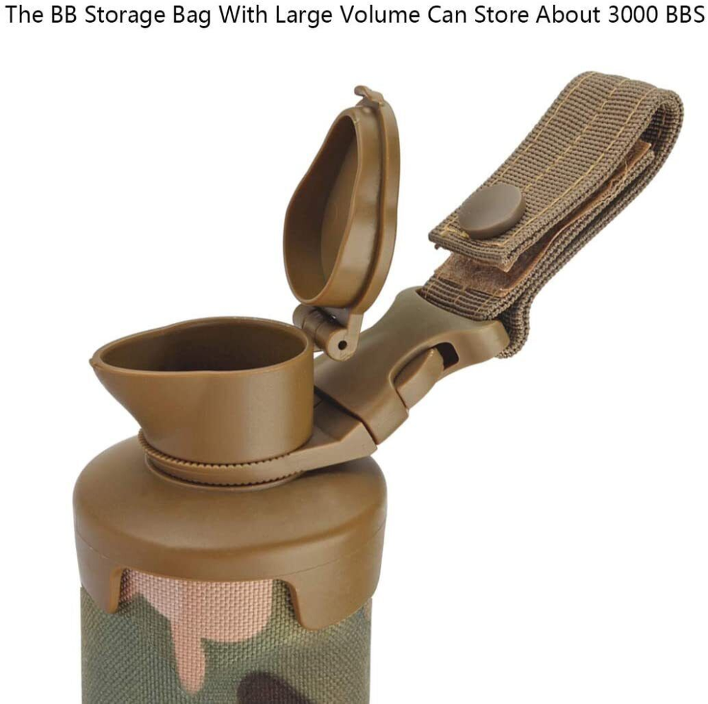 Foldable BB Storage Bag Large Capacity Tactical Magazine Molle Pouch System