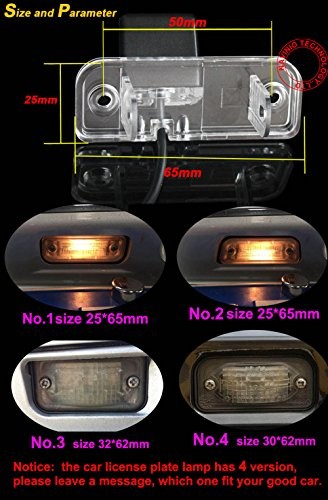 Backup Camera for Benz No. 3 Size 32*62mm Down Round Edge