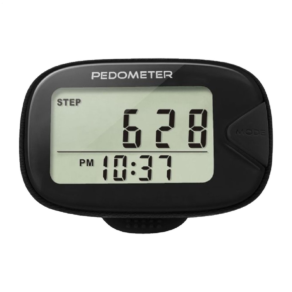 3D Pedometer for Walking Simple LCD Display Walking Step Counter Clip  Step