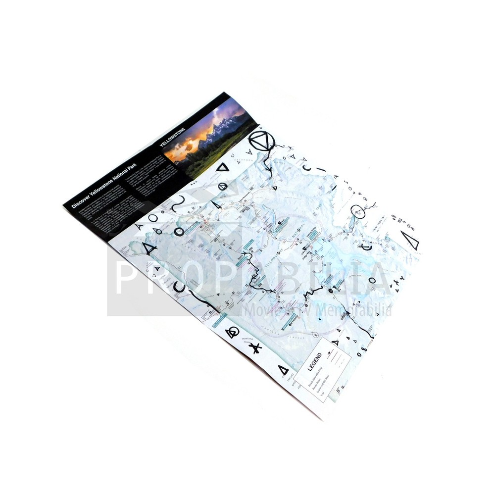 RESIDENT ALIEN Ben's Map S03E03 Original Prop (3242-5453)