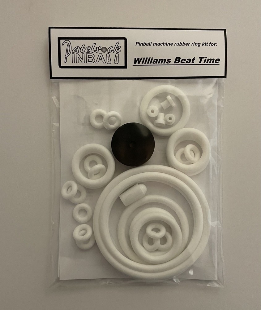 1967 Williams Beat Time Pinball Machine Rubber Ring Kit