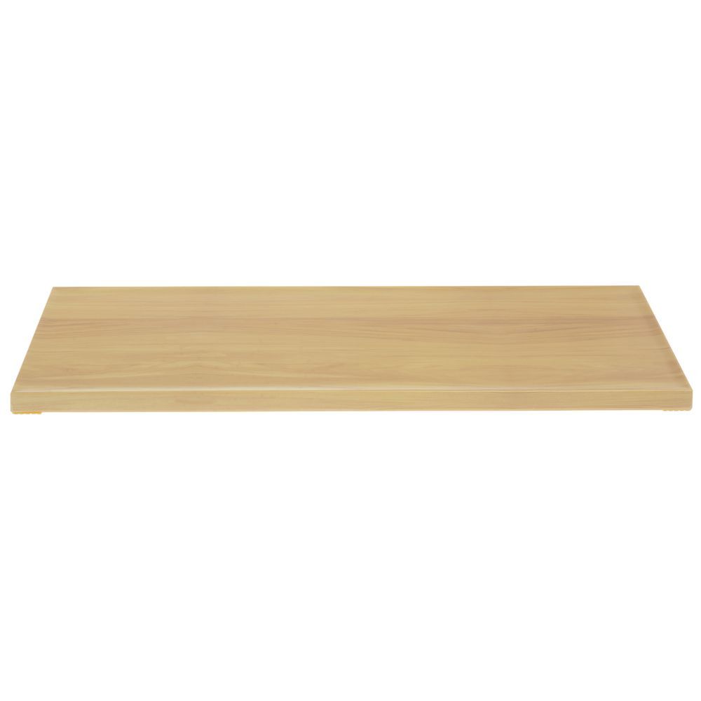 HUBERT® Butcher Block Melamine Replacement Top for Rectangular Riser - 20 1/2"L