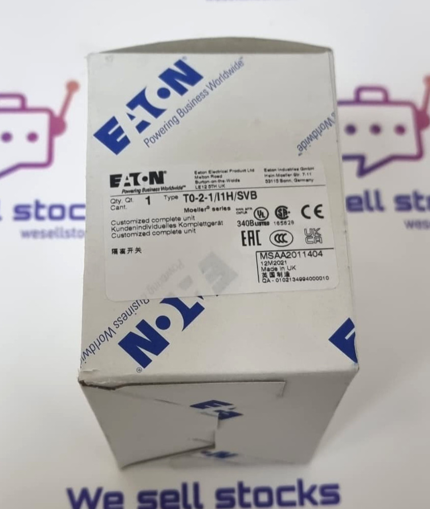 EATON T0-2-1/I1H/SVB Surface Mounting Main Switch