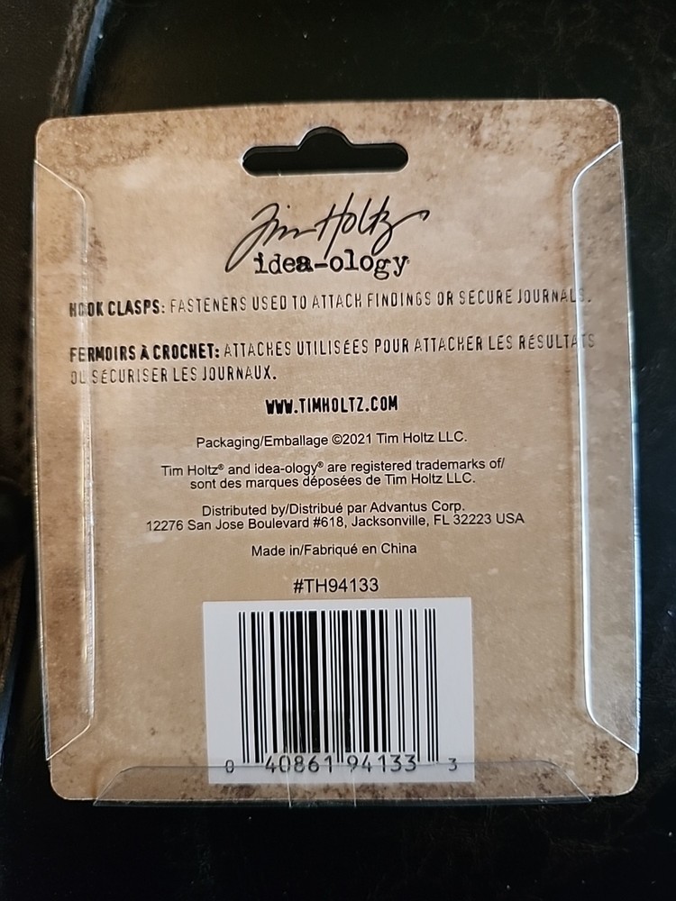 Tim Holtz Hook Clasps TH94133