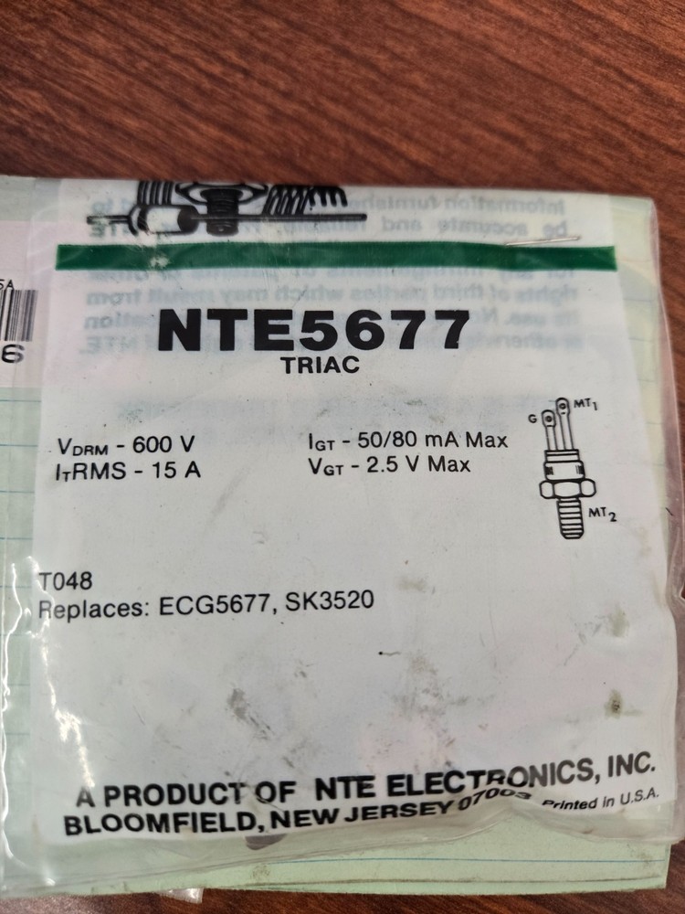 NTE5677 TRIAC