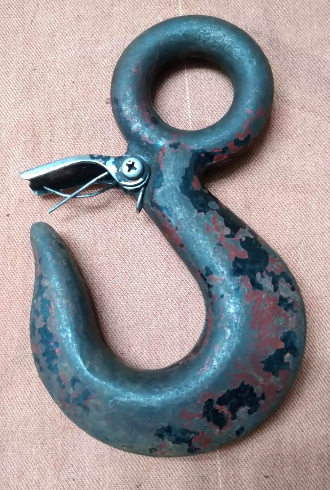 Two Vintage Industrial Hooks