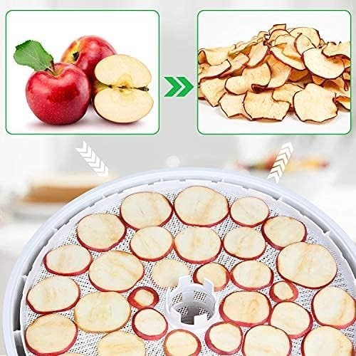 8 Pack Round Silicone Dehydrator Sheets 13" Fruit Tray Liners Reusable NEW