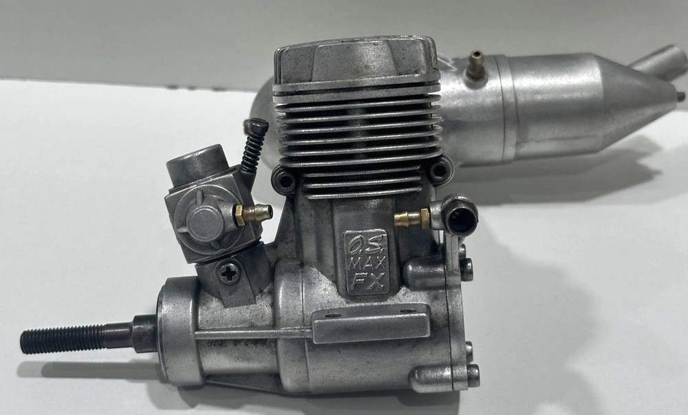 OS Max 46 FX Nitro Airplane Engine 2-Stroke. Tight Compression OS Engine 46FX