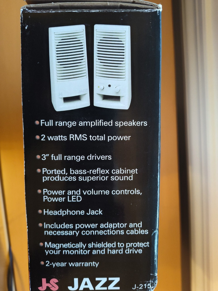 NeJAZZ Amplified Computer Speakers