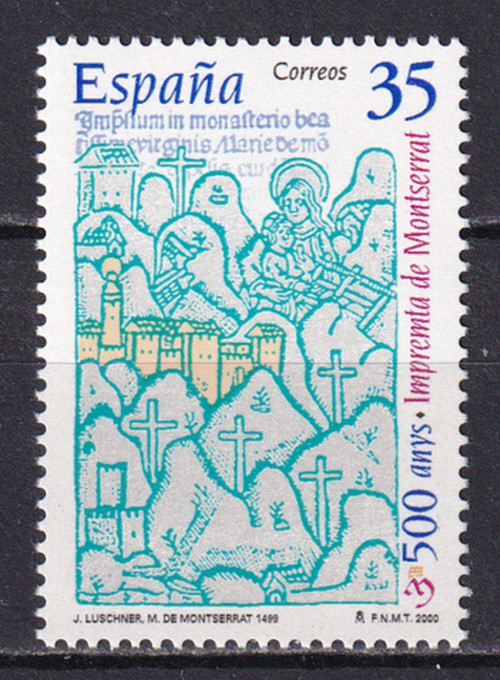 Spain 2000 Edifil 3696 Printing MNH VF