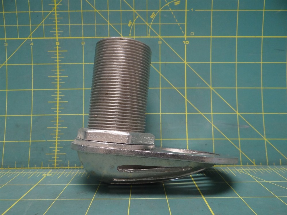 1-1/2" Intake Thru-Hull Water Scoop Strainer Marine Fitting Stainless Steel 3" L