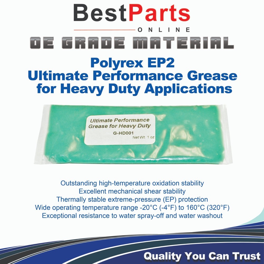 Multipurpose Grease: Polyrex EP 2 1oz pouch Ultimate Performance