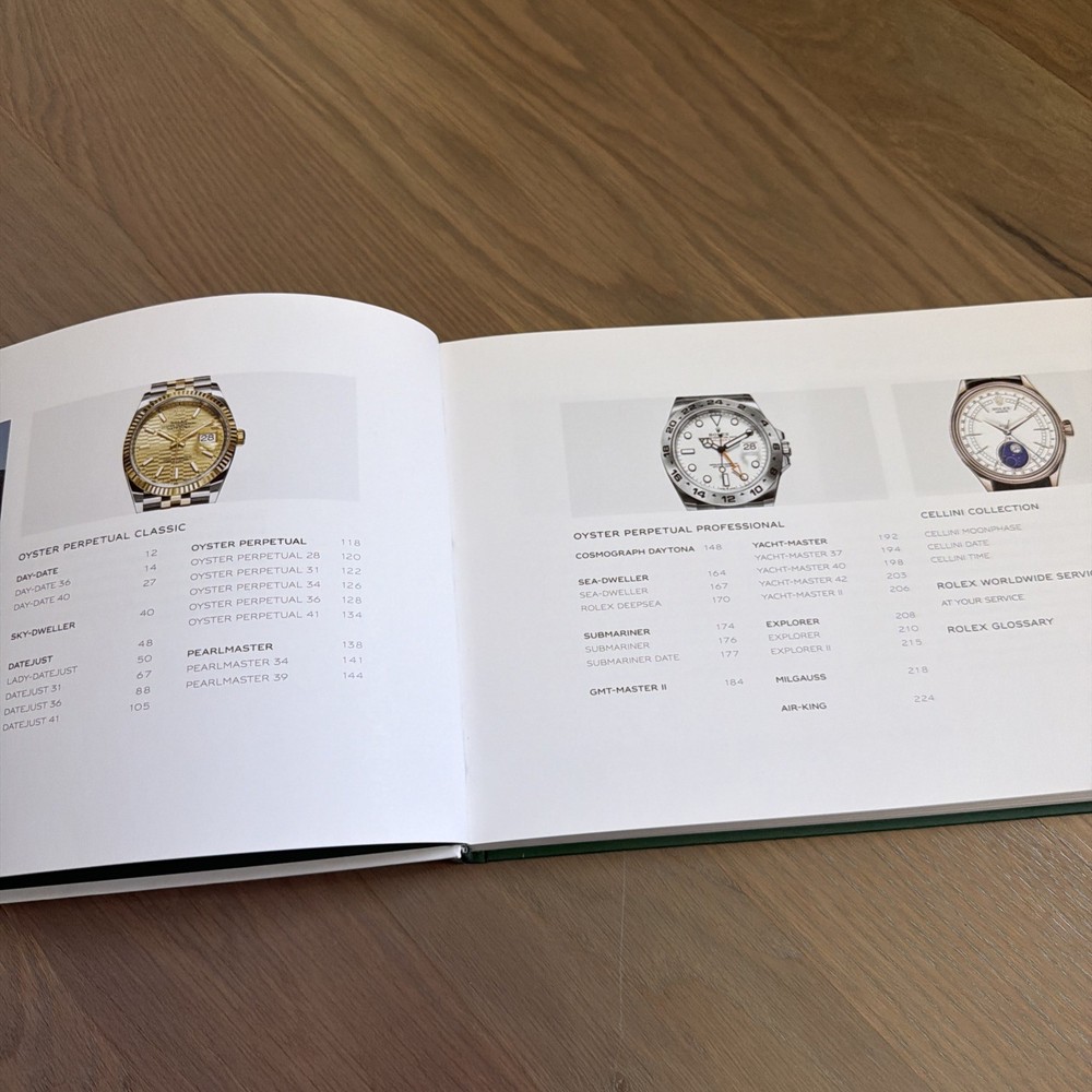 2001-2002 Rolex Brochure Book