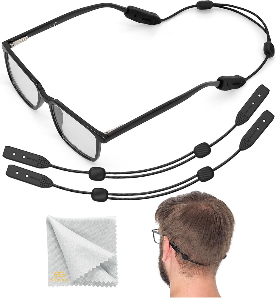 Eye Glasses String Strap Holder - No Tail Sunglass Strap for Men - Eyeglass Stra
