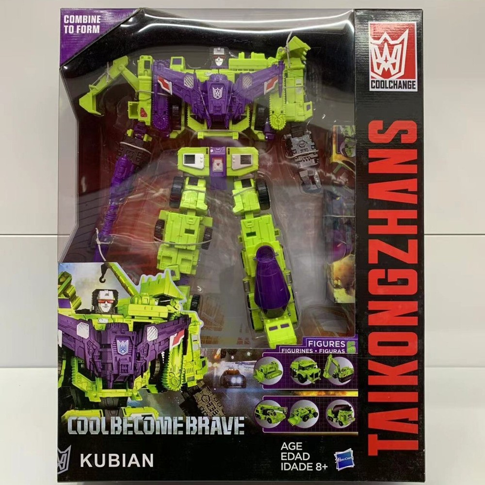 12in For G1 Transformers Robot IDW Devastator Mod Action Figure Toy Set No Box