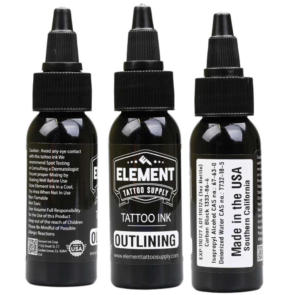 Element Tattoo Supply Nighthawk Black Ink 1oz | 1oz,