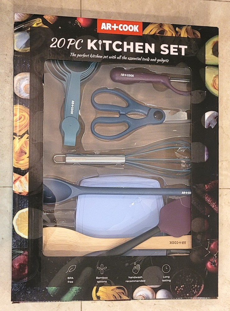 NEW AR+COOK 20 Piece Kitchen Set