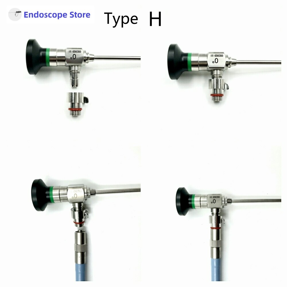 Endoscope Light Source Optical Fiber Cable Interface Adapter Convert Connector
