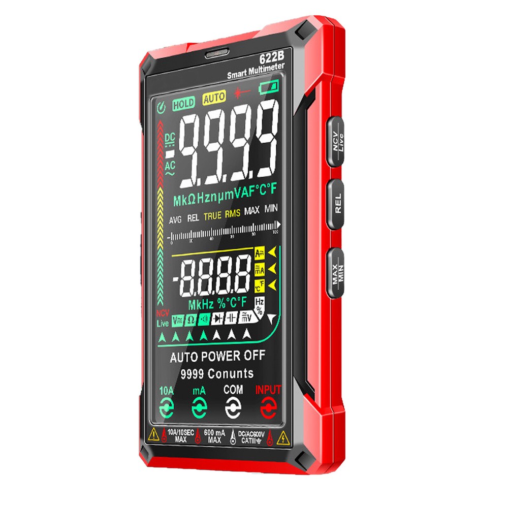ANENG 622B Digital Touch Multimeter Auto Range True RMS AC DC Volt Current Meter