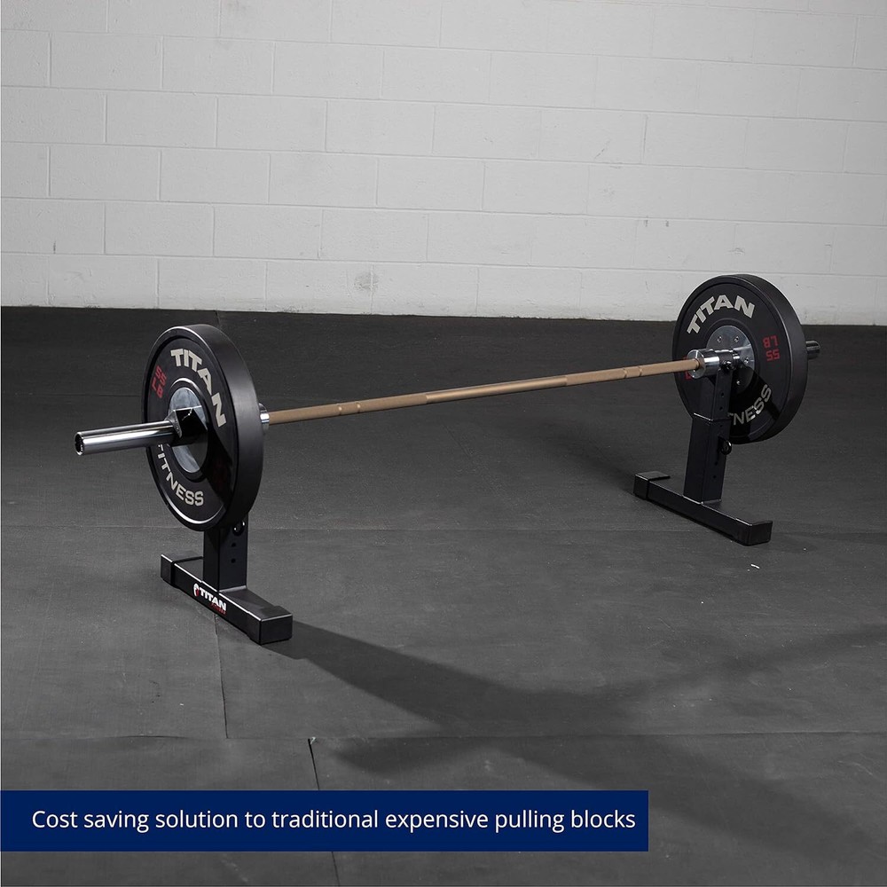 Titan Fitness Deadlift Pulling Blocks | Pair, NEW