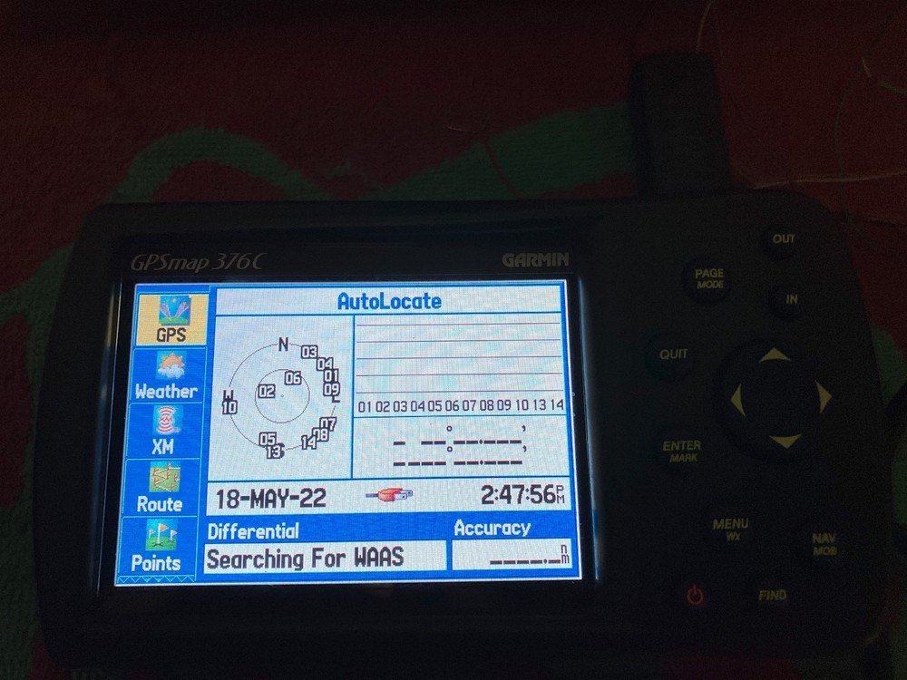 Garmin GPS 376C GPS Chartplotter