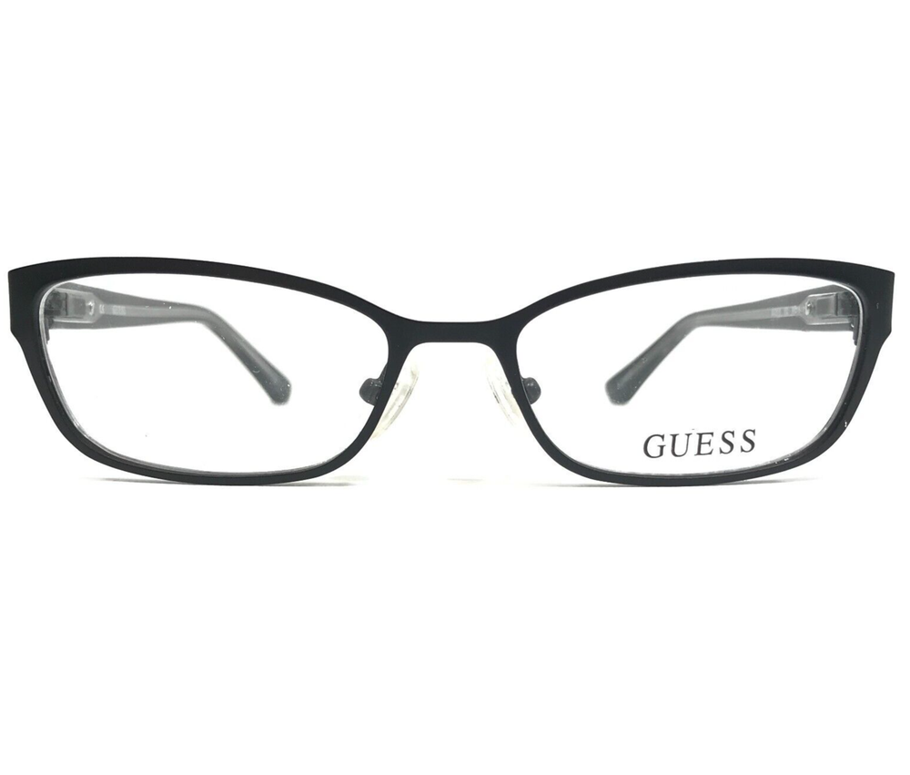 Guess Eyeglasses Frames GU2515 002 Black Rectangular Full Rim 50-16-135