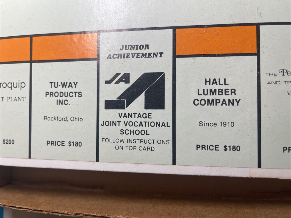 Chrysler corp Silver Conquest board game 1984 Van Wert OH.