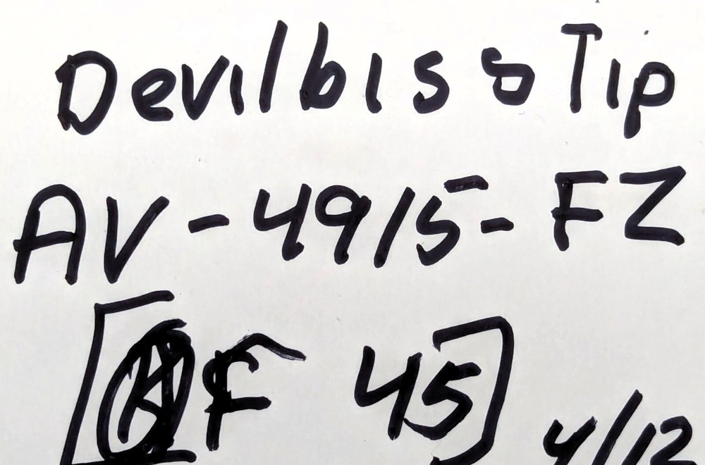 DEVILBISS - AV-4915-FX - FLUID TIP ASSEMBLY - SOFT SE