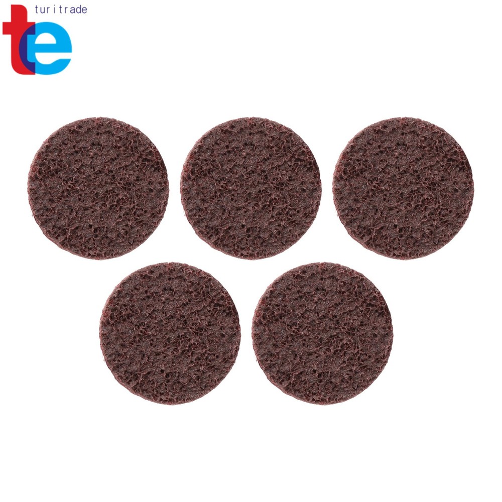 25 Pcs Quick Change Surface Conditioning Disc 2 Inch Red (Medium) Prep Pad