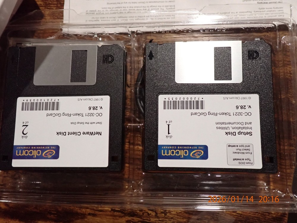 Olicom 770001020 OC-3221 Token Ring GoCard - Open Box