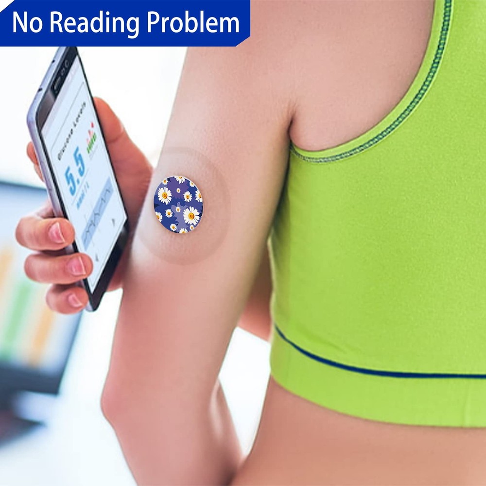 40Pack Libre 3 plus Sensor Covers Waterproof Freestyle Sensor Stickers Sets