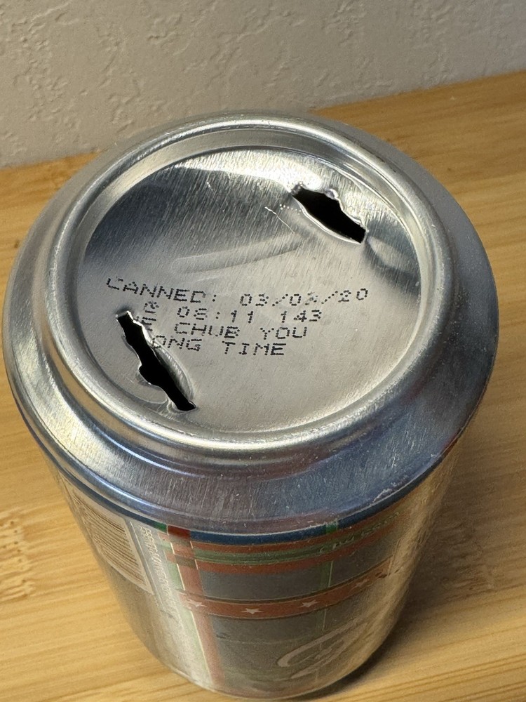 Old Chub Scotch Ale - Oskar Blues - Empty Beer Can Bottom Opened