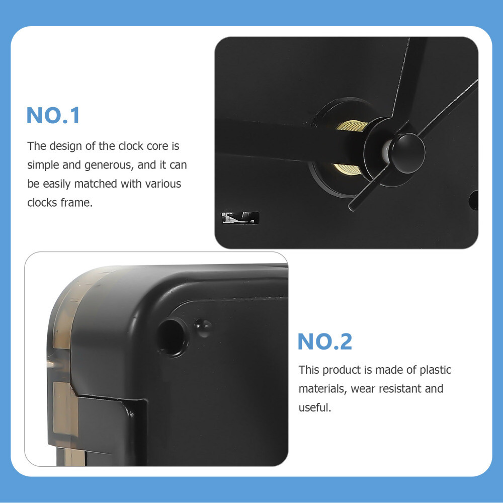 Silent Wall Clock Movement Plastic Work Battery Motors for Replacement Powered