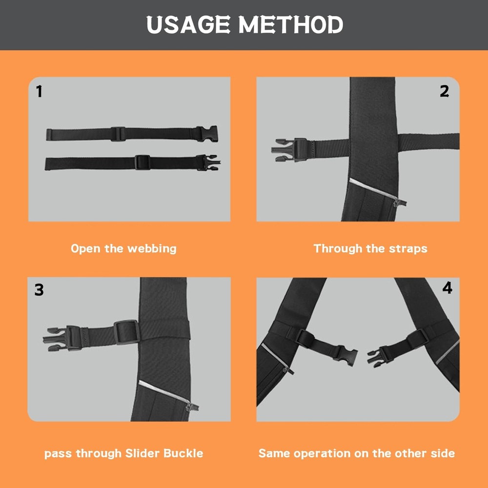 Backpack Chest Strap 2pcs Heavy Duty Adjustable Backpack Strap Quick Release ...