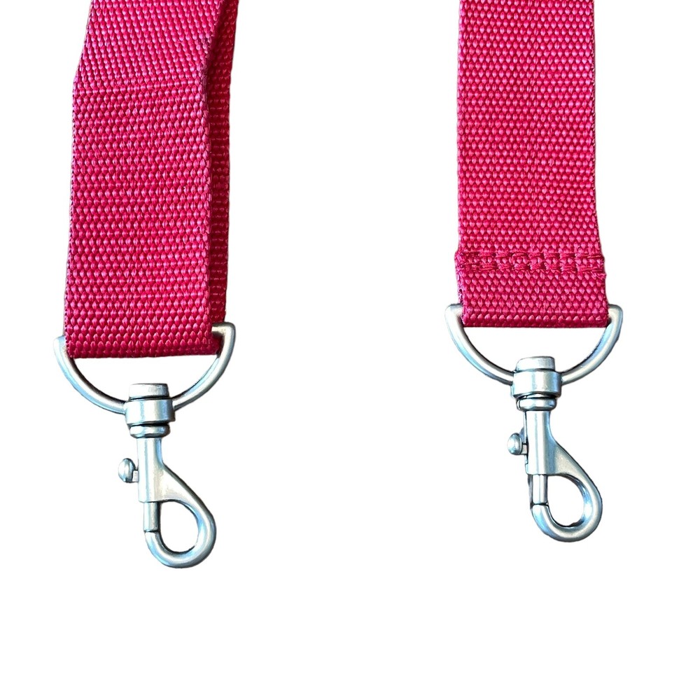 Unbranded adjustable Red shoulder strap replacement heavy metal hardware