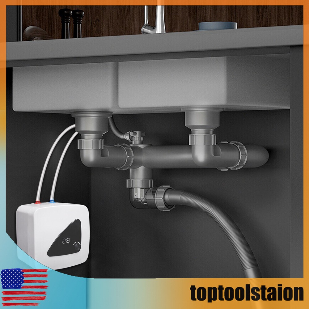 3.96 Gallon Portable Electric Water Heater Electric Hot Water Heater Storage 15L