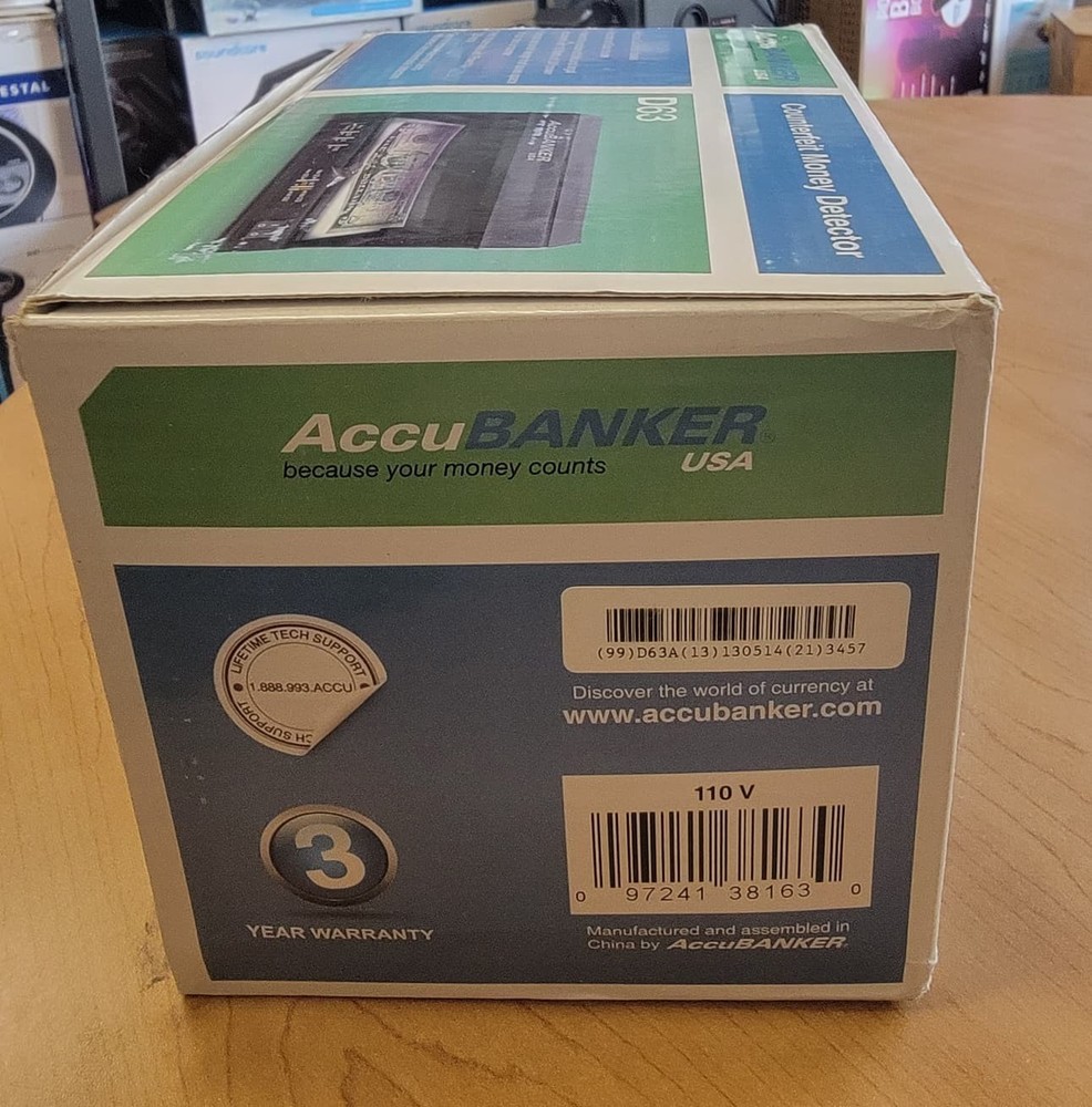 AccuBanker D63 Counterfeit money detector