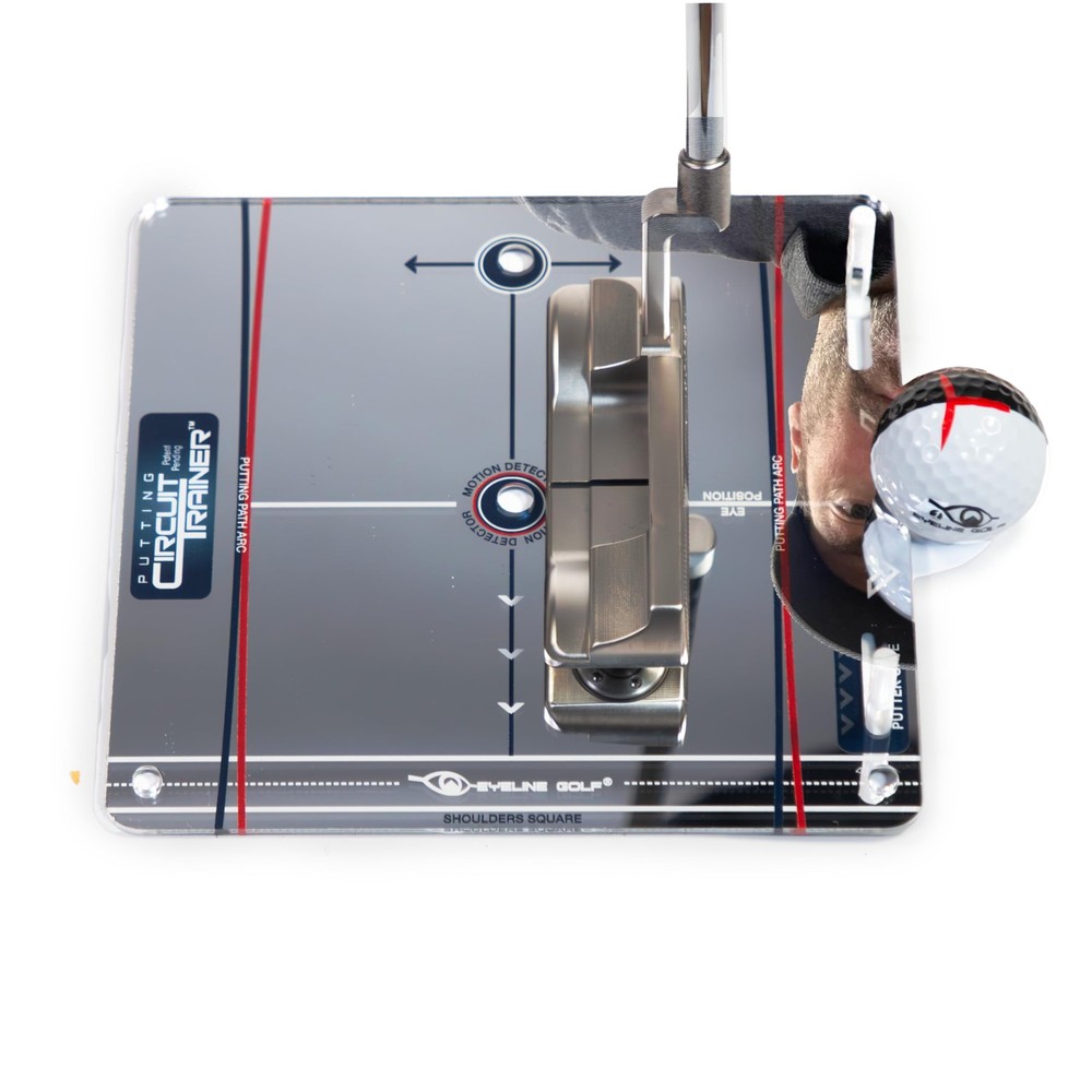 EyeLine Golf Putting Mirror Circuit Trainer, Portable Alignment Training Aids