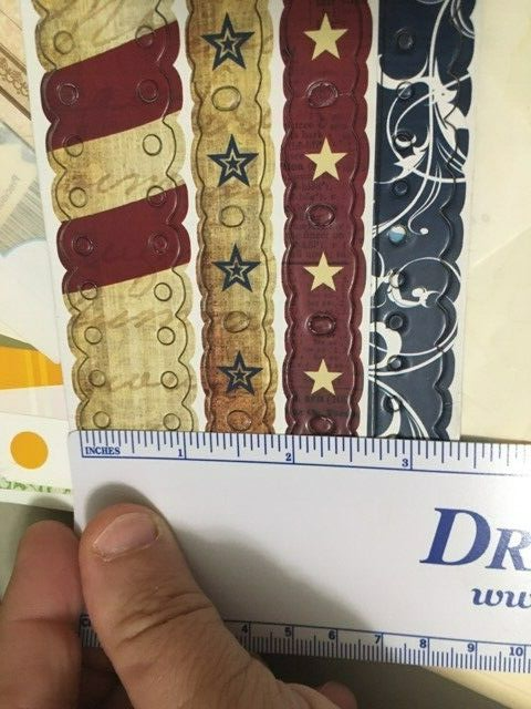 Creative Imaginations PATRIOTIC Chipboard for Scrapbooking & crafts