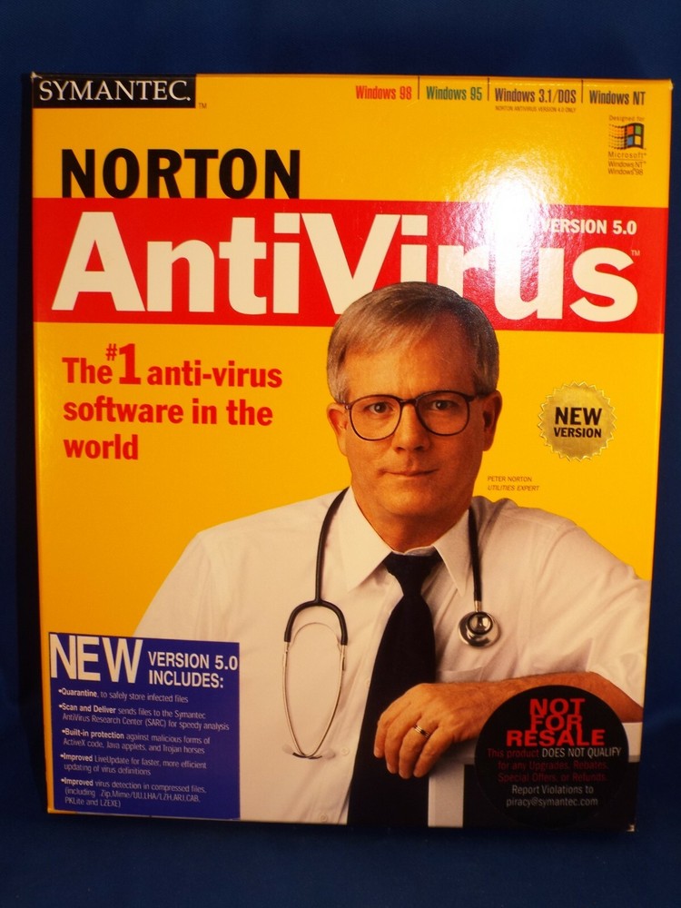 Norton AntiVirus Version 5.0 (PC, 1998)