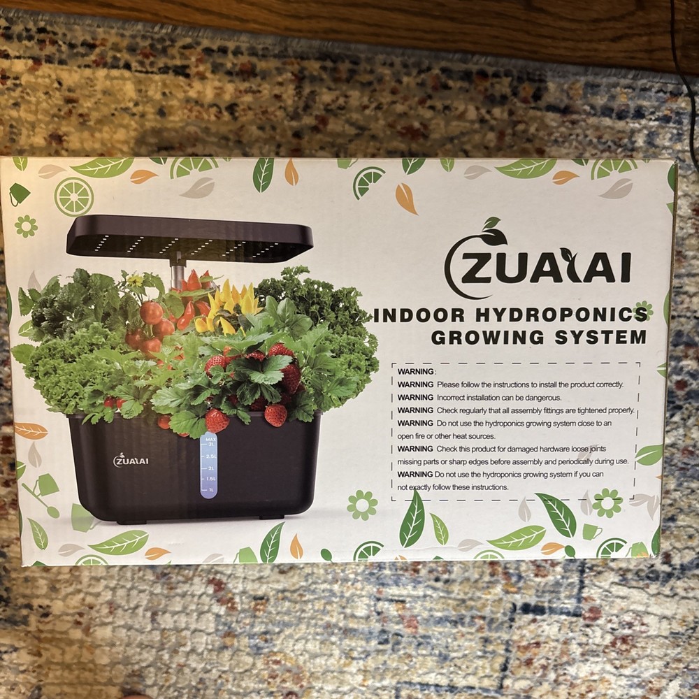 ZUAIAI Indoor Hydroponics Growing System - Input 110-240V - Output 12V