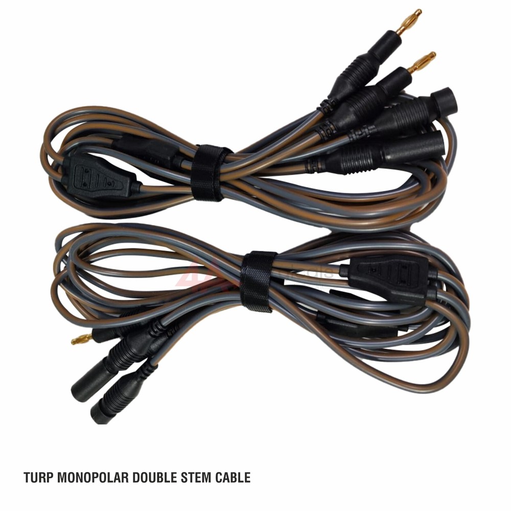 4A MONOPOLAR TURP HIGH FREQUENCY DOUBLE STEM CABLE